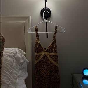 Leopard Print Women's maxi dress